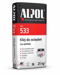 AK 533 Klej do ociepleń na wełnie